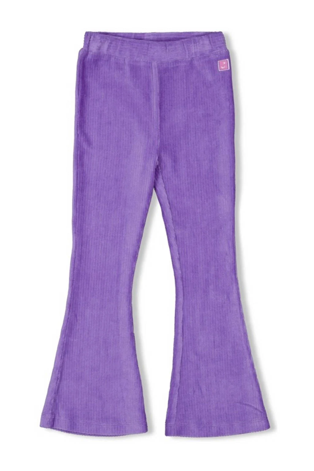 Jubel fluwelen flared broek lila