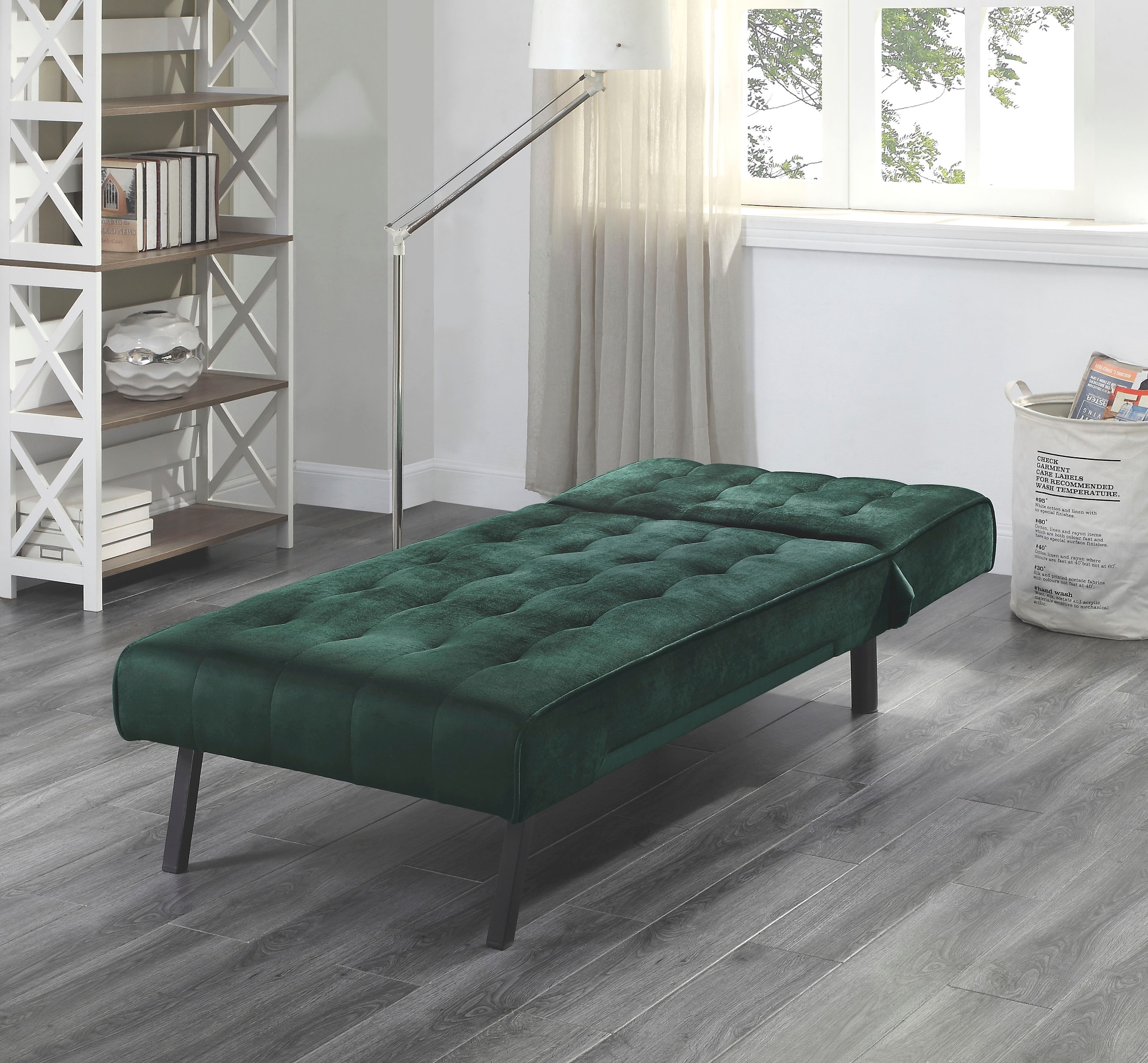 ATLANTIC home collection Relaxliege »Pierre« mit 3-stufiger Rasterfunktion im Rücken, mit Wellenunterfederung