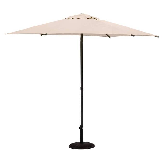 Parasol droit rond inclinable SOYA Blé
