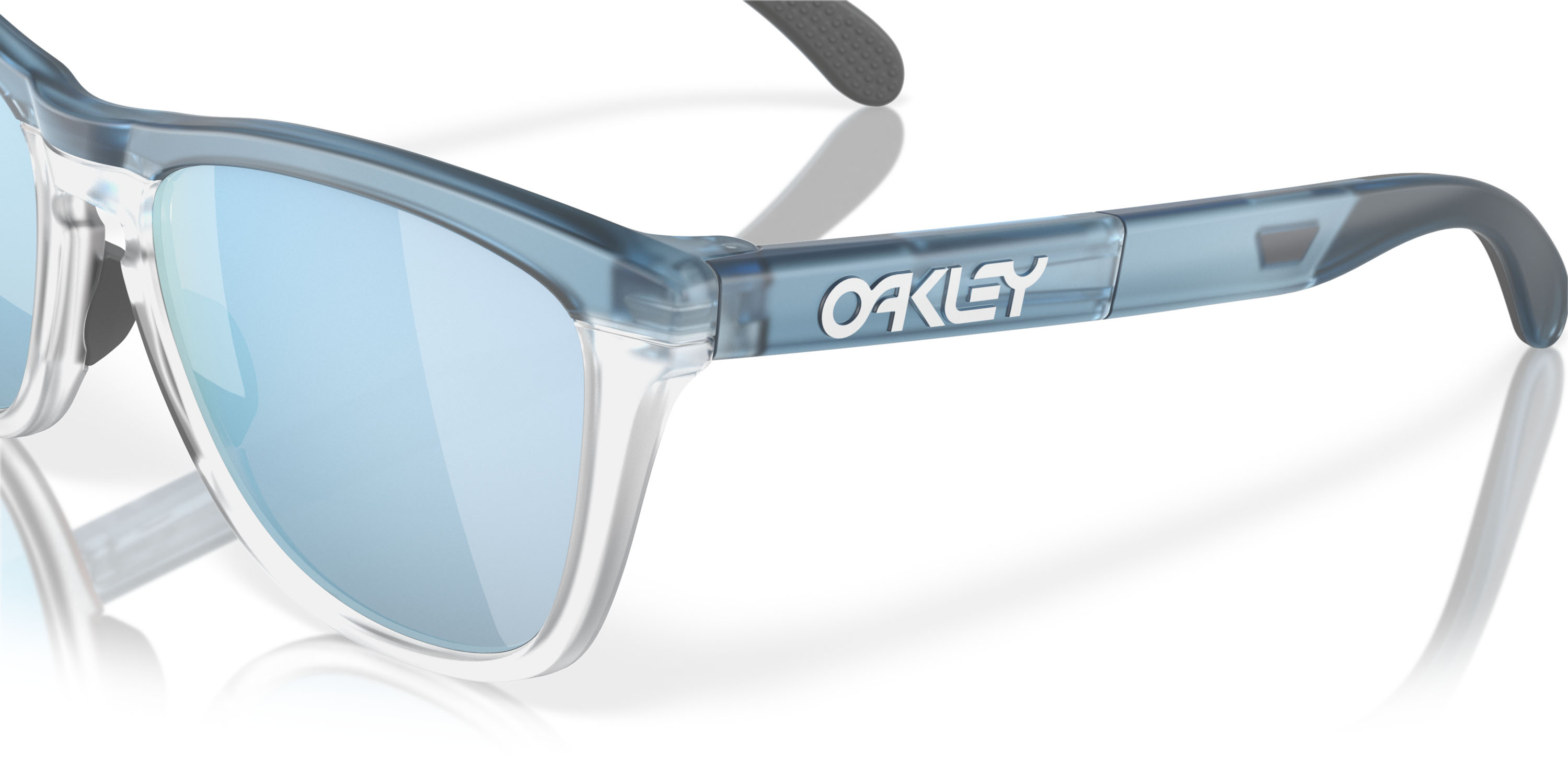 Frogskins Range 0955/Transparent Stonewash/Clear w/Prizm Deep Water Polarized
