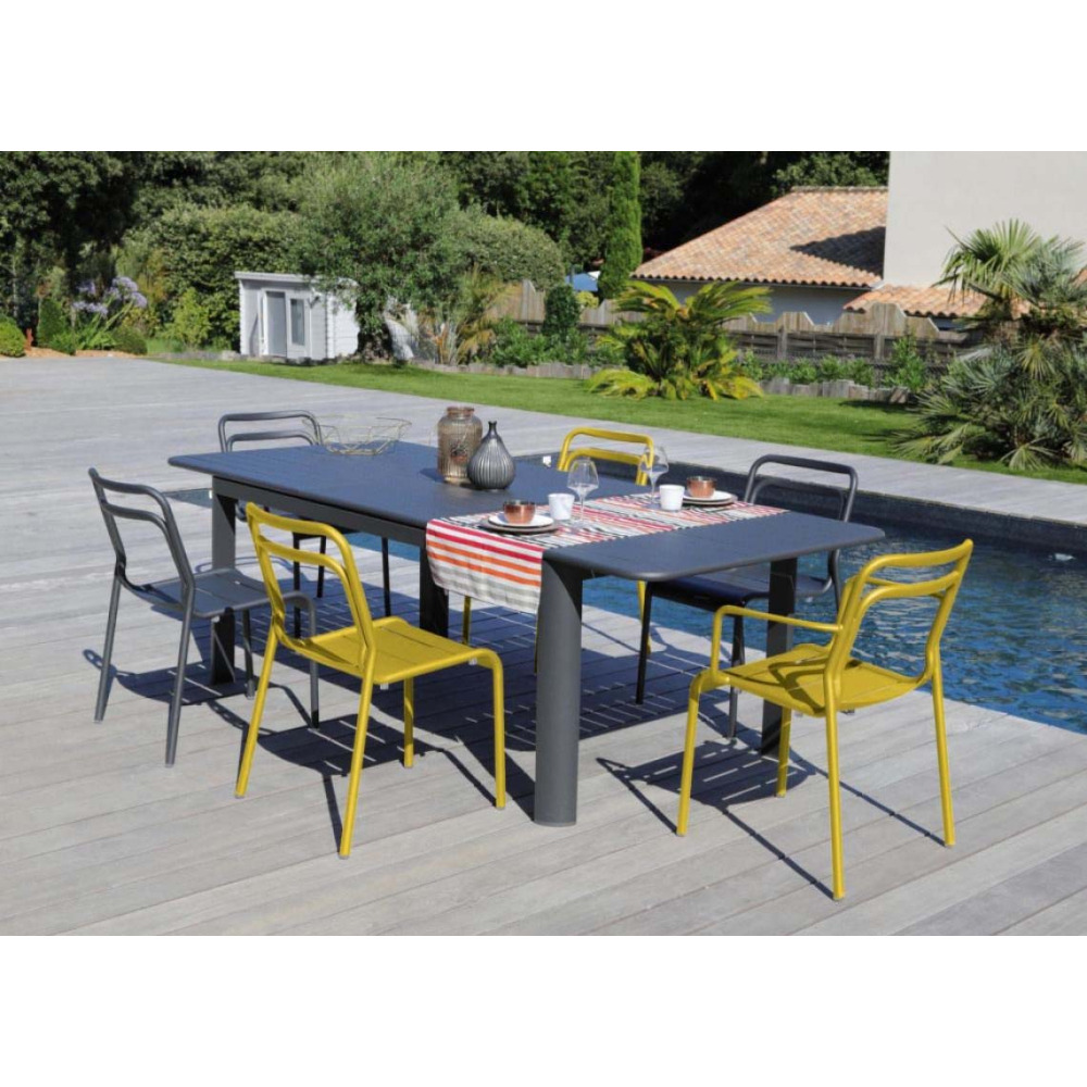 Chaise en aluminium eos