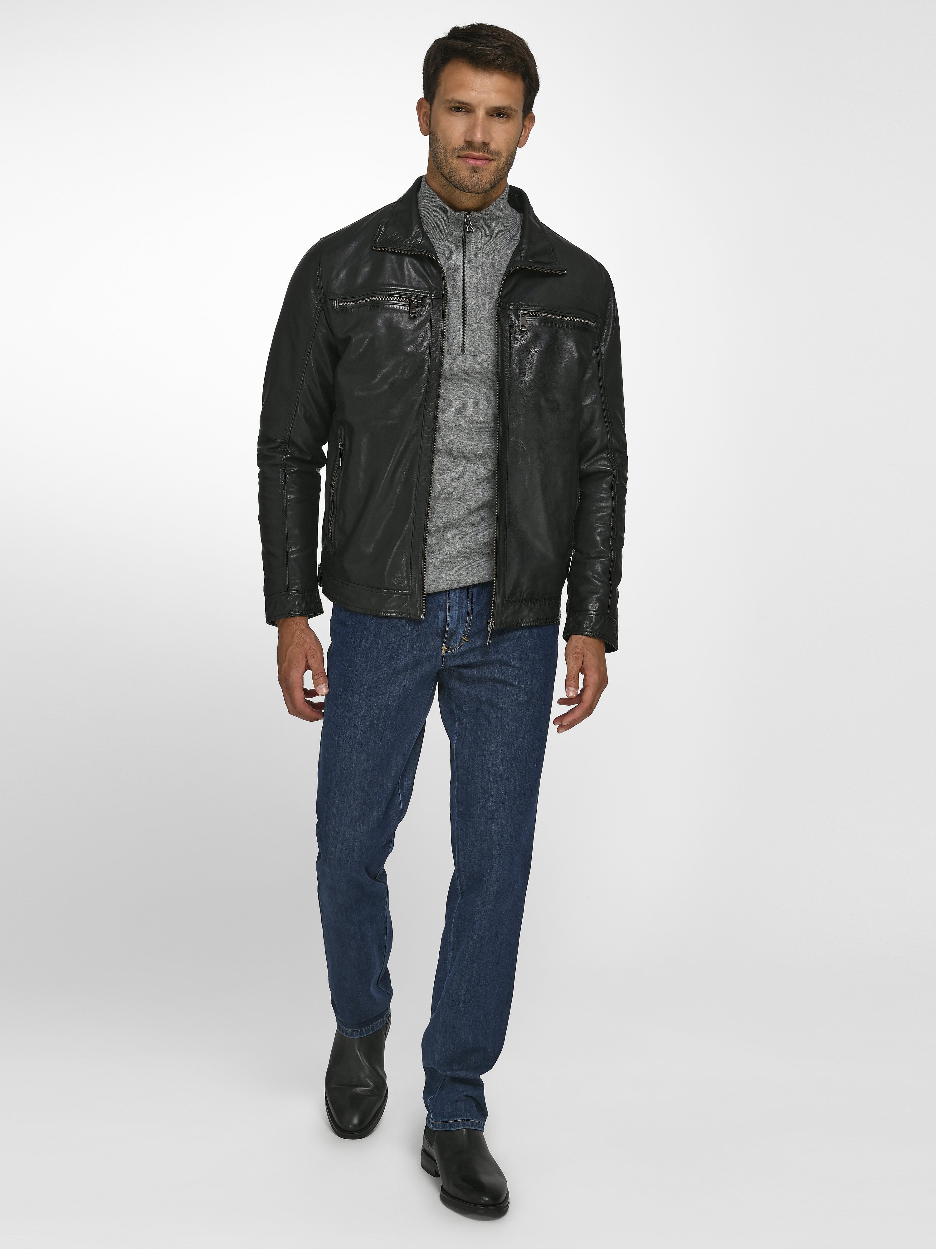 Lederjacke