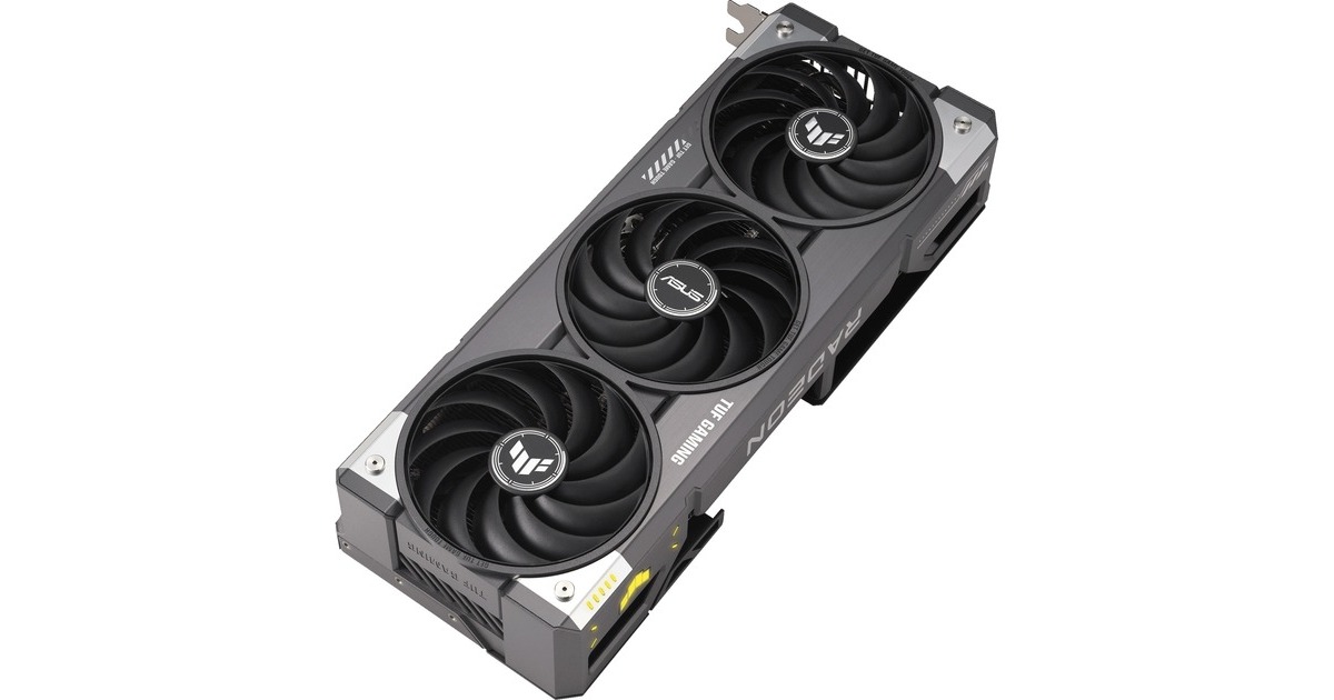 ASUSTUF Gaming Radeon RX 9070 XT OC grafische kaart  (Grijs, 3x DisplayPort, 1x HDMI, RDNA4)