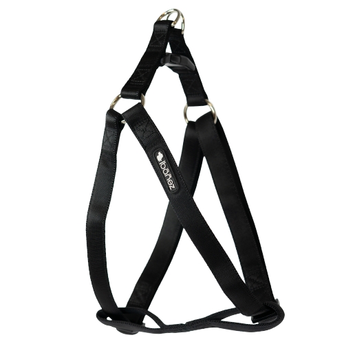 Arnês de nylon macio - PRETO TAMANHO G