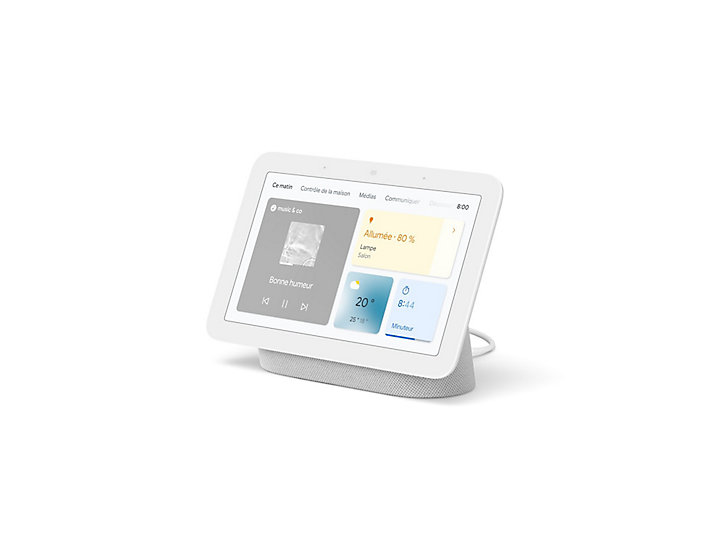 Assistant vocal Google Nest Hub 2ème génération gris