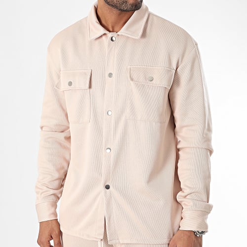 Ensemble Surchemise Et Pantalon Jogging Beige