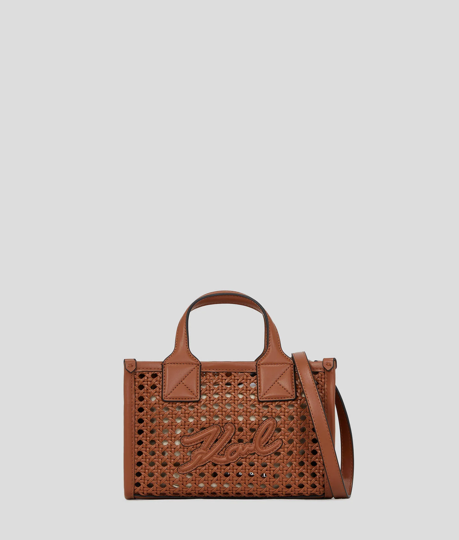 PETIT SAC CABAS K/SKUARE - Tan foncé