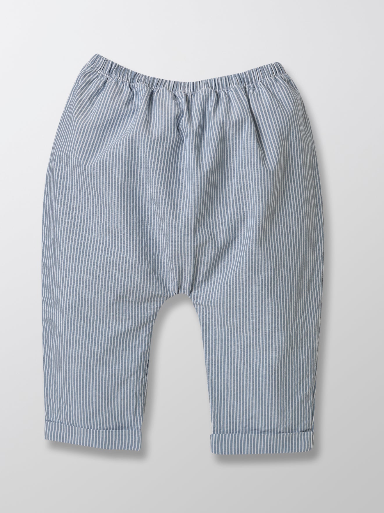 Sarouel Bébé en tissu seersucker