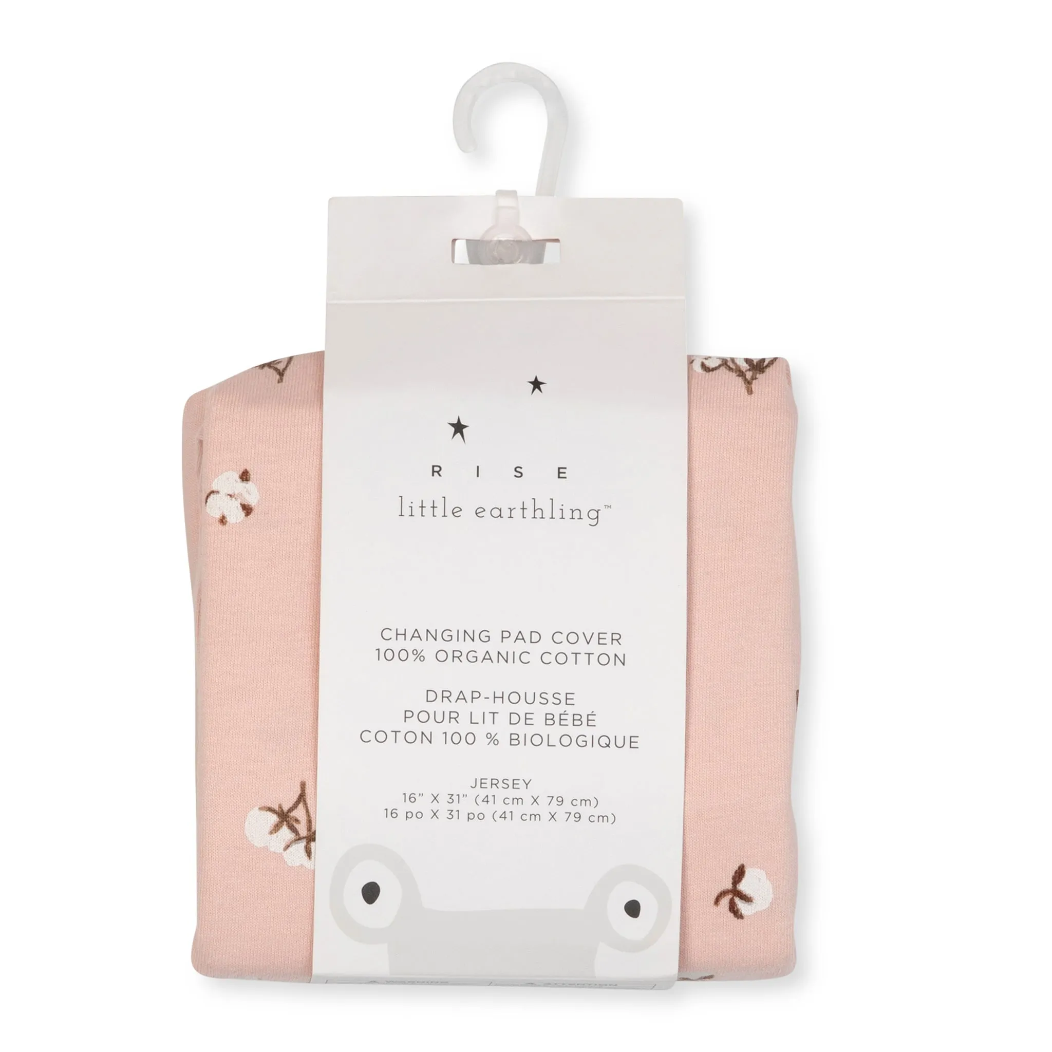 Rise Little Earthling Drap Contour pour Lit de Bébé - Fleurs