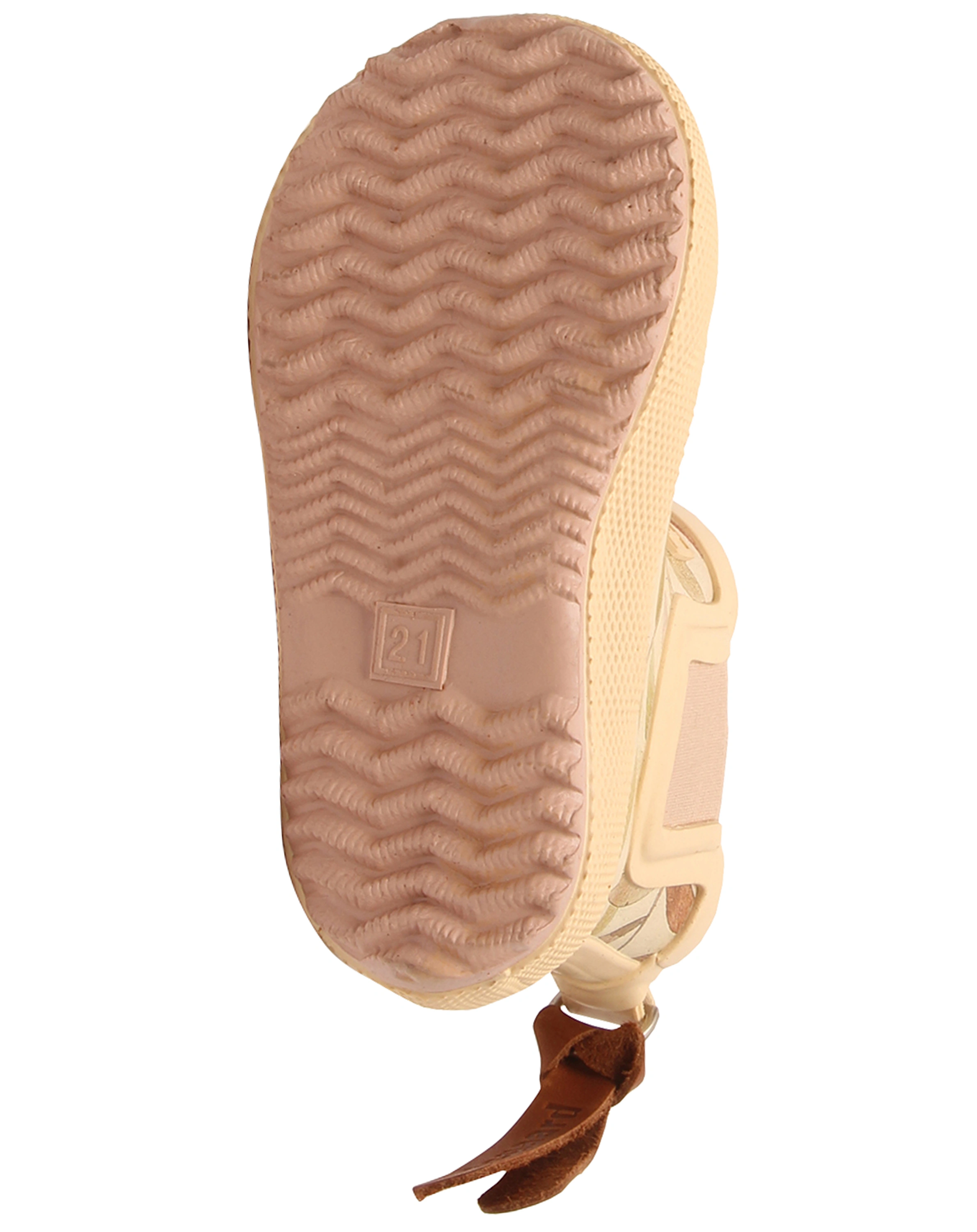 Gummistiefel BABY in beige leaves
