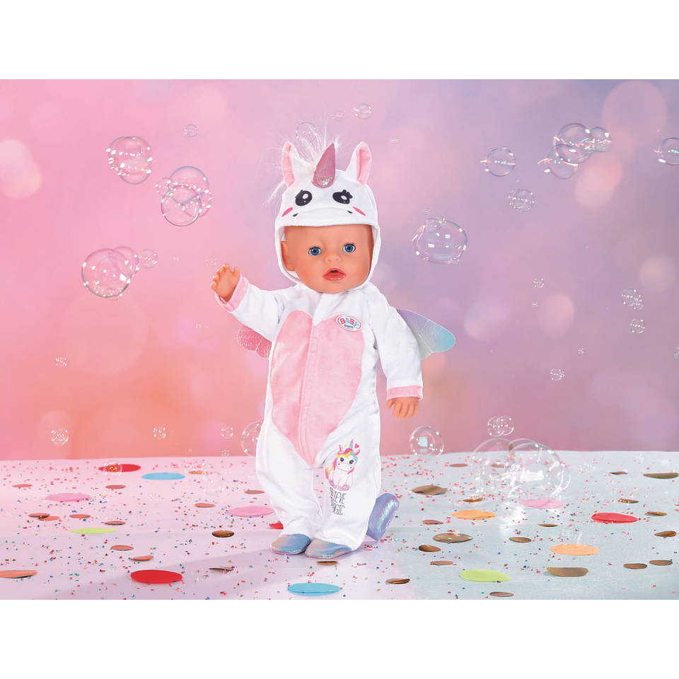 BABY born unicorn onesie poppenromper