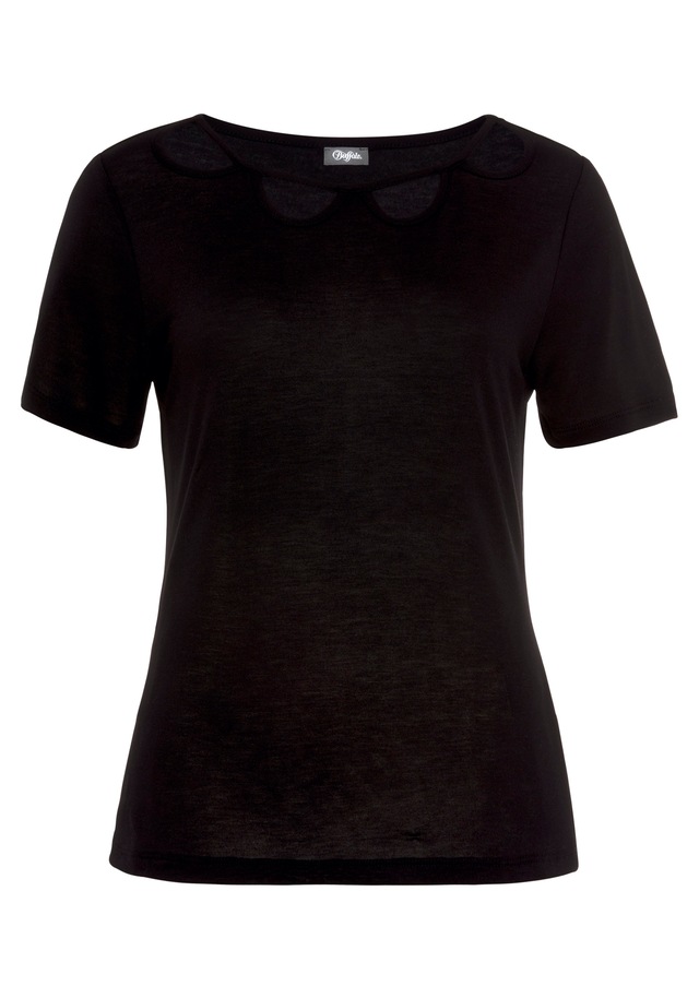 Buffalo Kurzarmshirt , mit Cut-outs vorne, T-Shirt, lockere Passform