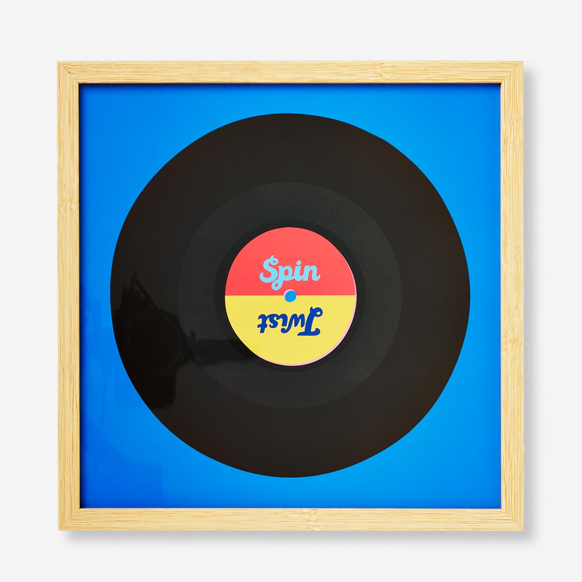 Ramme til LP-cover i træ