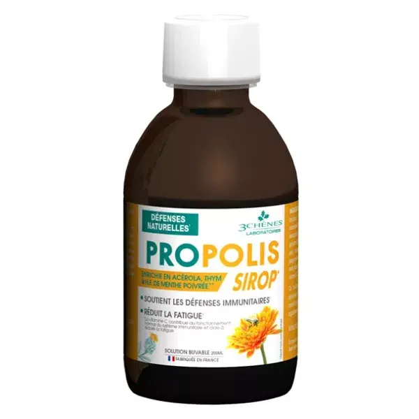 Xarope Les 3 Chênes Tonus & Immunity Própolis Defesas Naturais 200ml