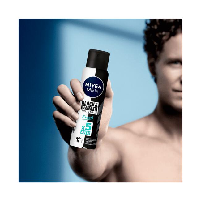 NIVEA MEN Invisible for Black & White Fresh Deodorant Spray 150 ML
