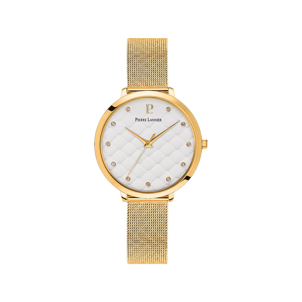 Montre PIERRE LANNIER Grace femme bracelet acier dorée