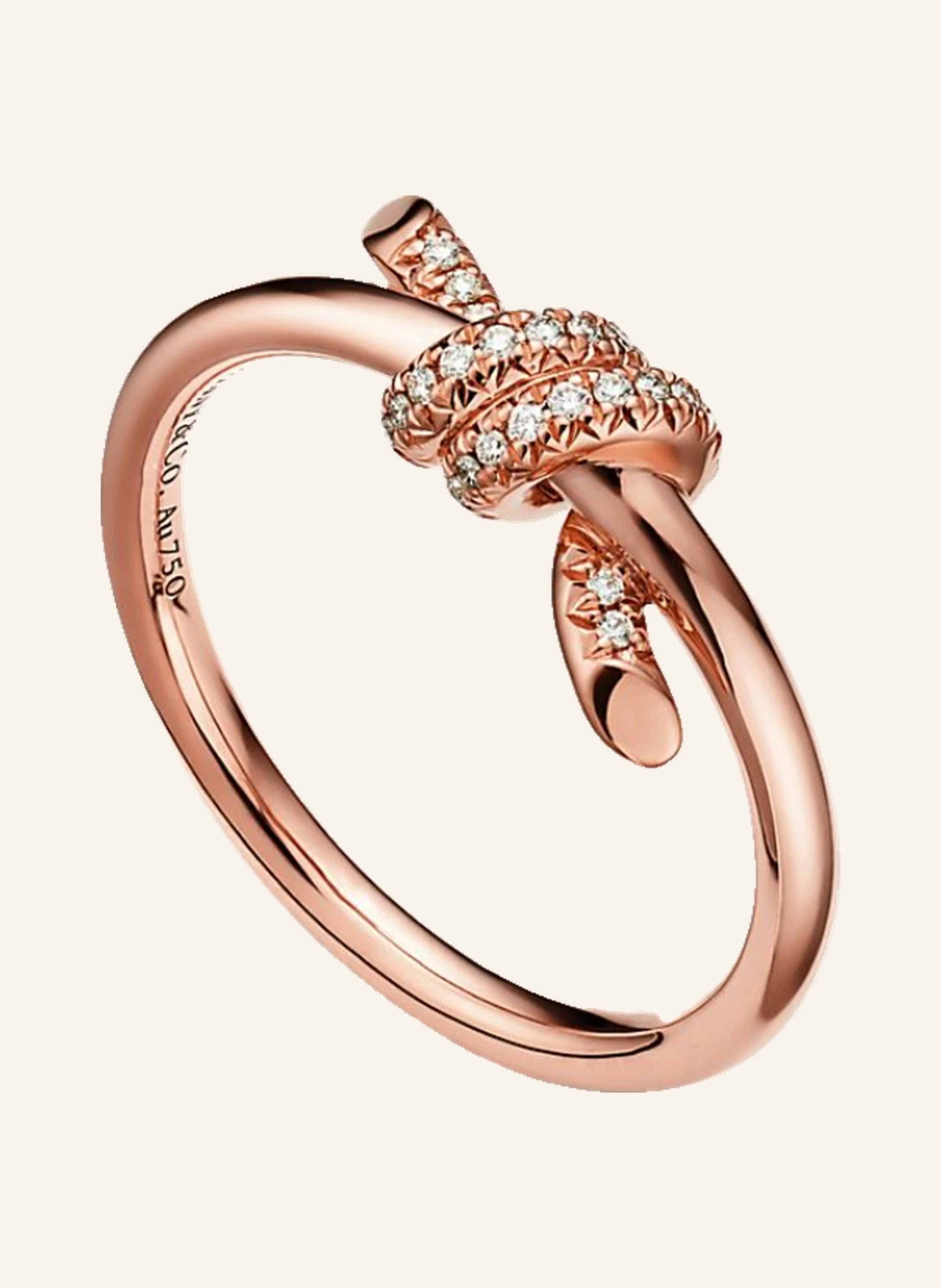 TIFFANY & Co. Tiffany Knot RING aus 18 Karat Roségold