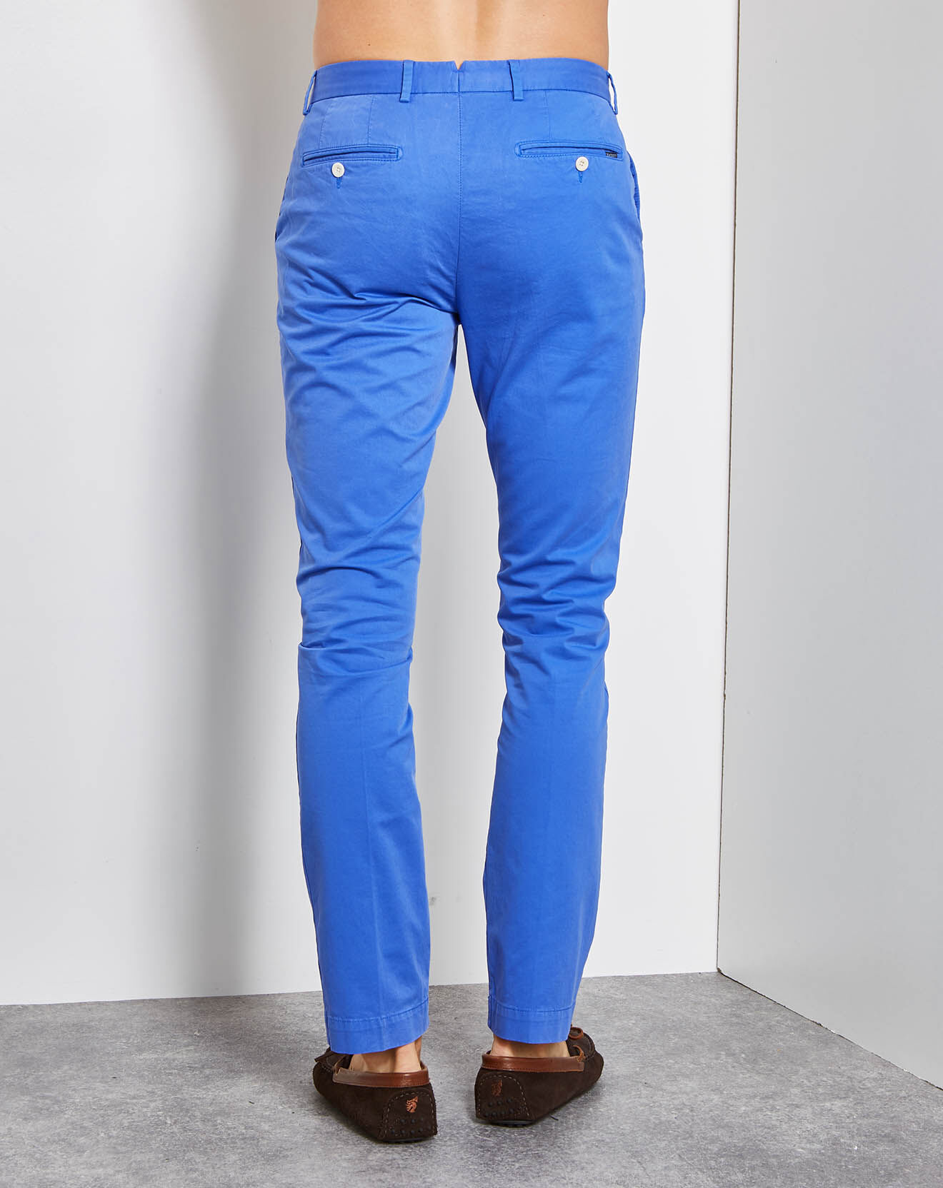 Hackett London Pantalon Chino Slim Kensington bleu ciel