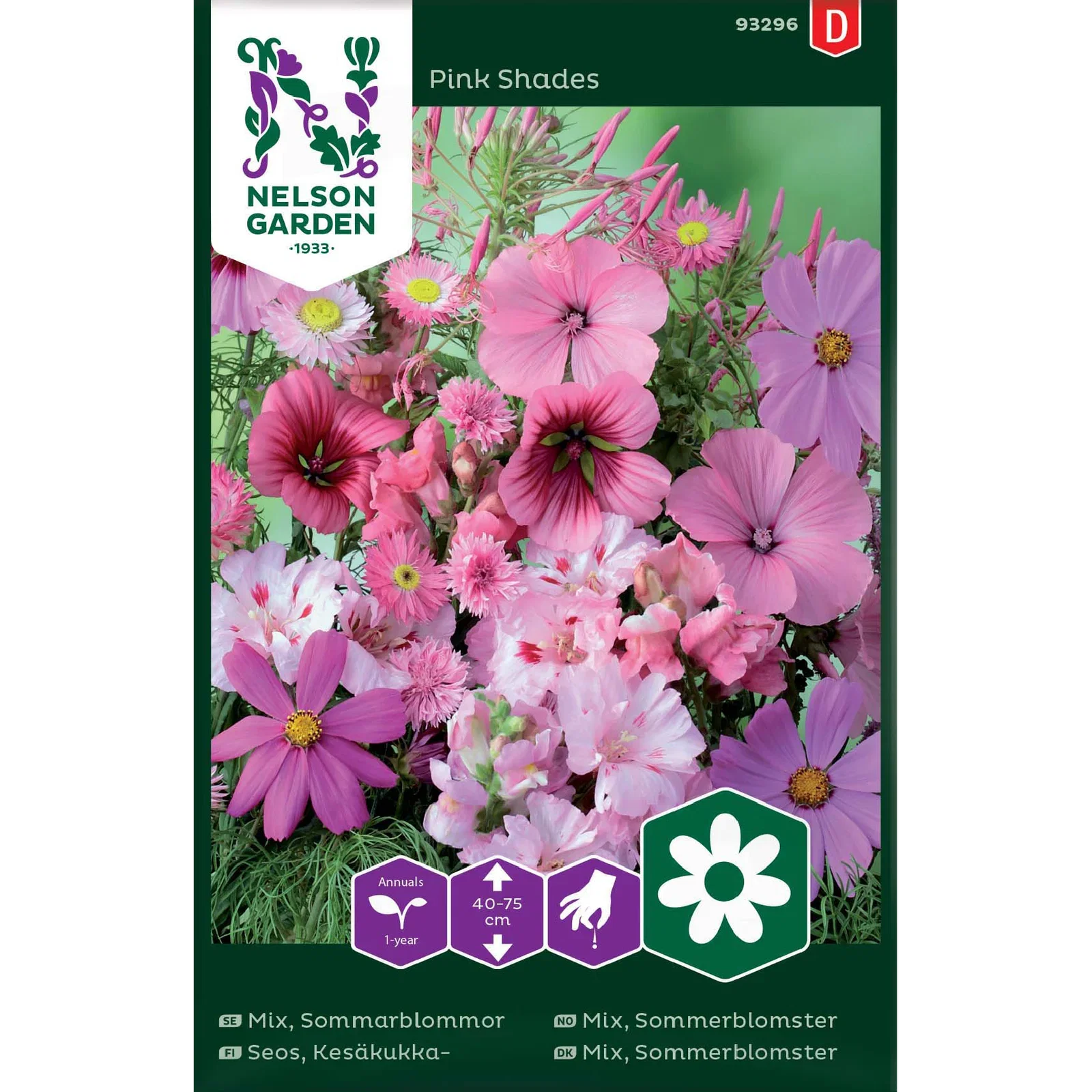 0 Mix, Sommerblomster Pink Shades