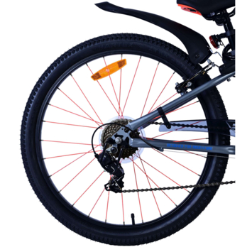 Volare Rocky kinderfiets blauw 24 inch