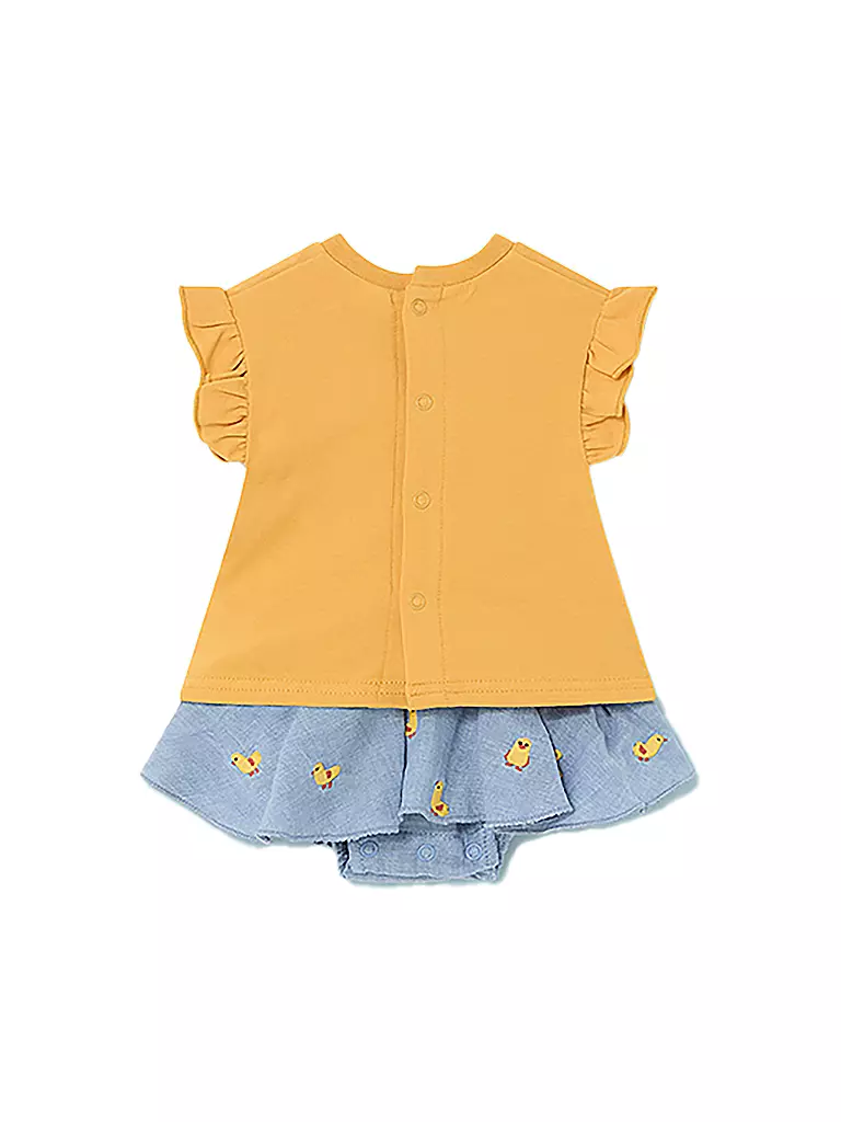 MAYORAL Baby Set 2-teilig T-Shirt mit Rock gelb