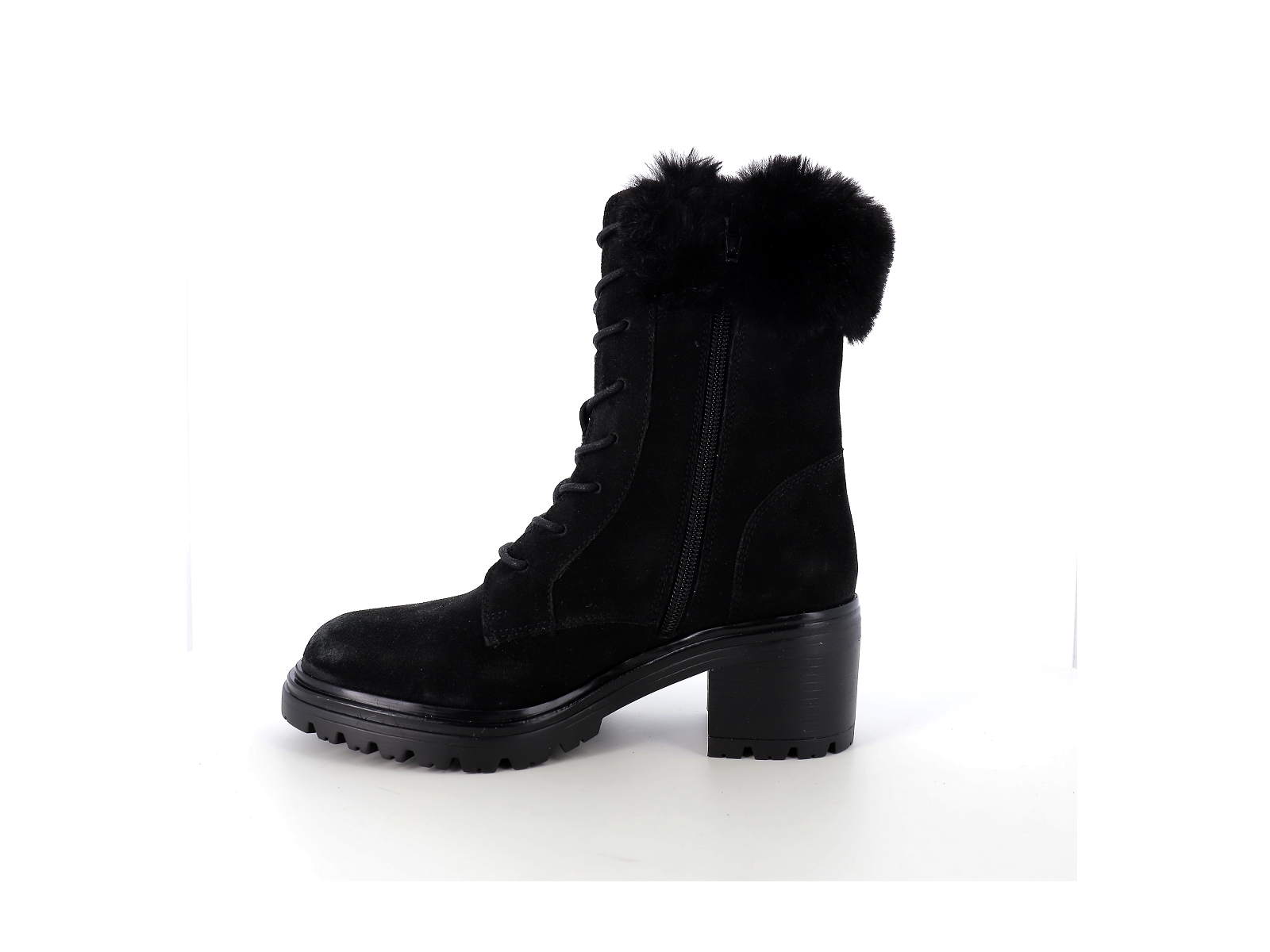 Geox-D DAMIANA   D36QCB Nubuck Velours Noir