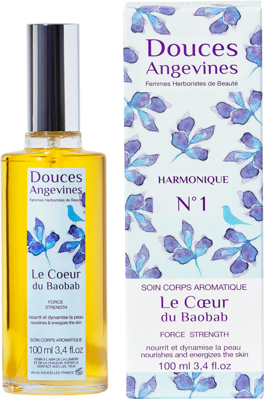 Douces Angevines  N° 1 Le Coeur du Baobab Duftendes Körperöl, 100 ml