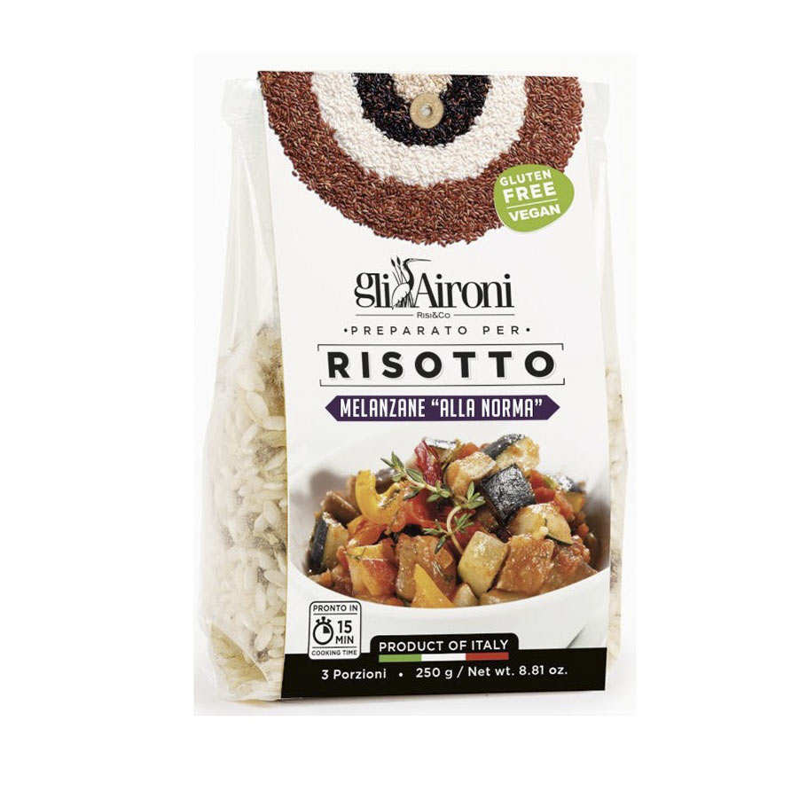 Risotto aux aubergines