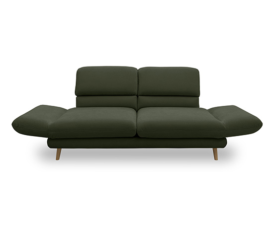DOMO collection 2-Sitzer-Sofa »Malaga«, drehbar, grün