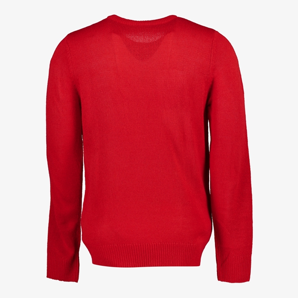 Unsigned heren kersttrui met stoere kerstman