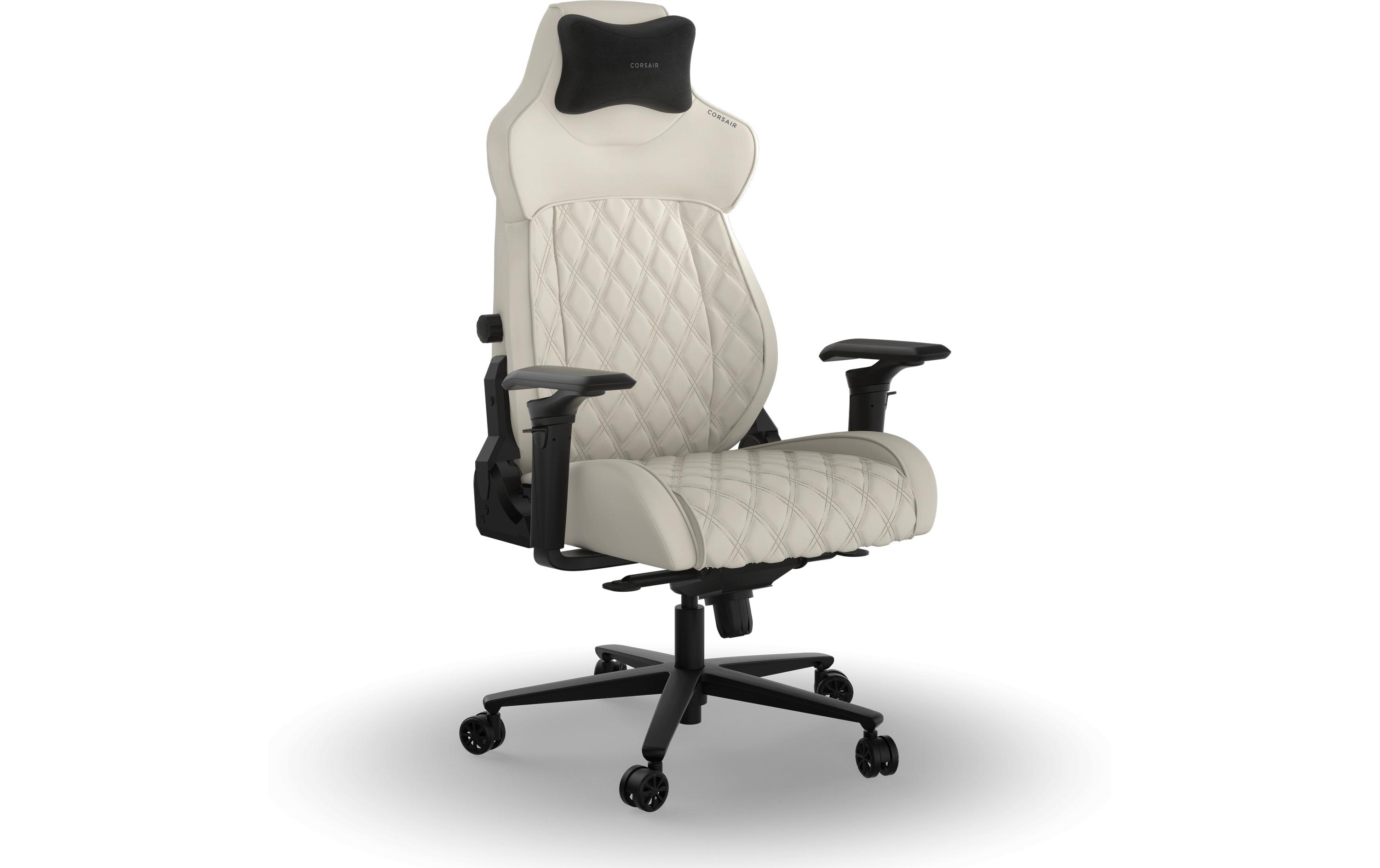 Gaming-Stuhl TC500 Luxe Frost<br>Ergonomischer Racing-Gaming-Stuhl mit einer Belastbarkeit von bis zu 120 kg