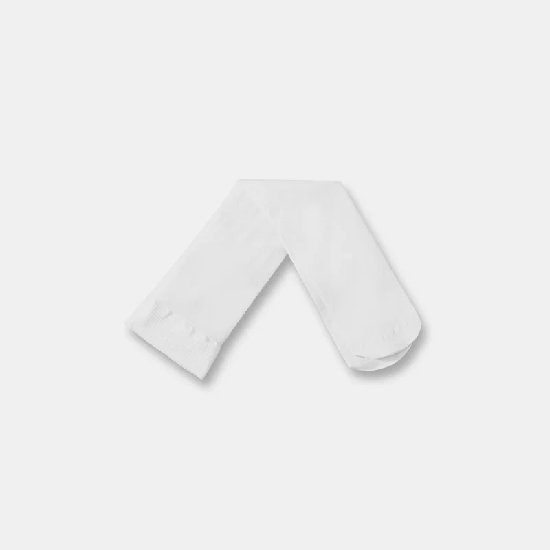 Collants microfibre unis blancs bébé fille Blanc