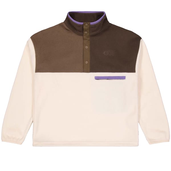 Sweat polaire PICTURE ARCCA W 1/4 FLEECE VANILLA COCOA CHICORY