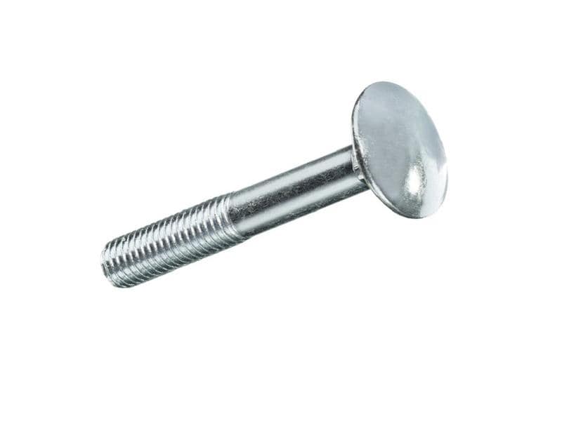 FTM Schlossschrauben M 8 x 60 mm Edelstahl, 2 Stück DIN 603 A2 Flachrundschrauben aus rostfreiem Edelstahl