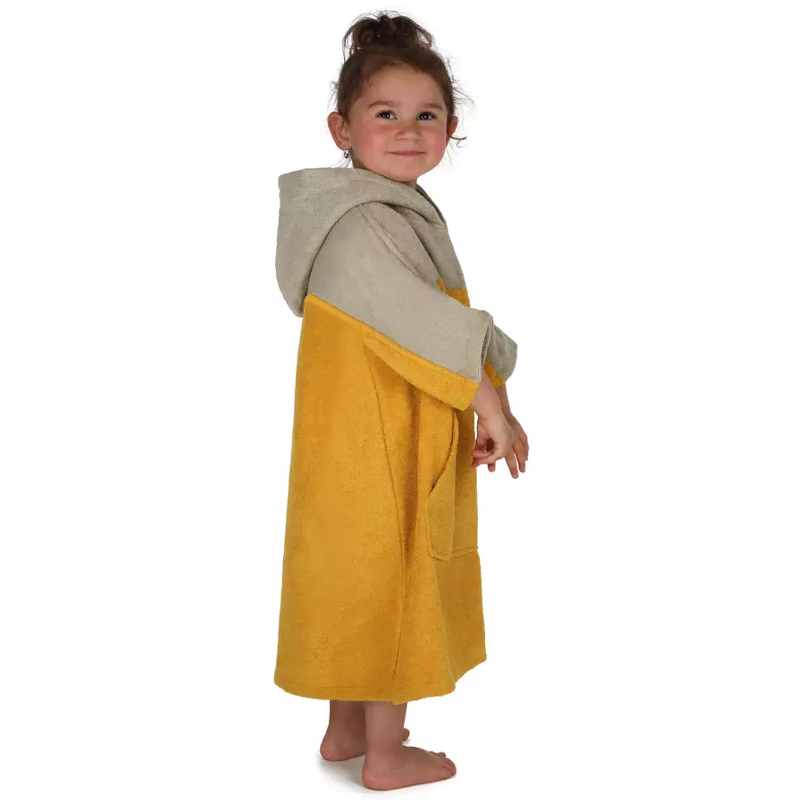 normani Kinder Badeponcho Puwai Gelb