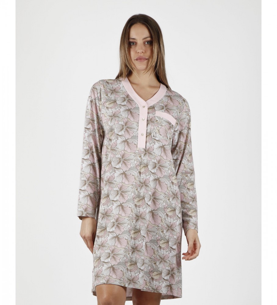Admas Camisola Made With Love rosa, gris