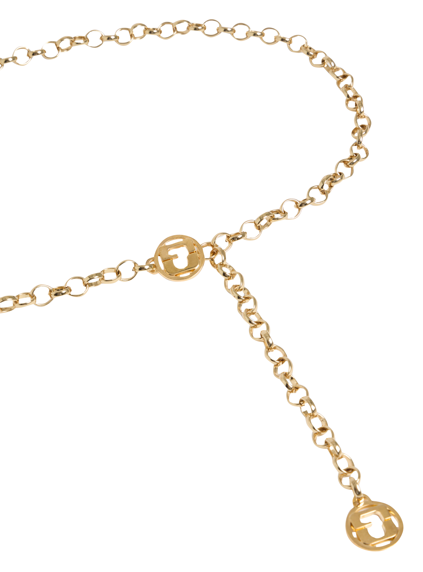 VERONICA - Ceinture chaine métallisée | Doré