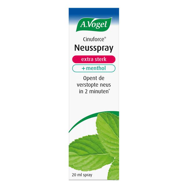 A.Vogel Cinuforce Neusspray Extra Sterk Bij Neusverkoudheid Spray 20 ML