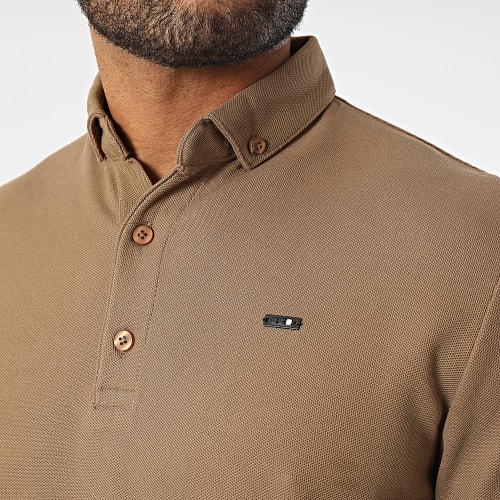Chemise Manches Longues Marron