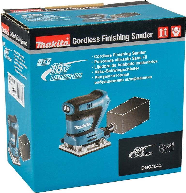Makita DBO484Z Accu Handpalm Vlakschuurmachine 18V Basic Body