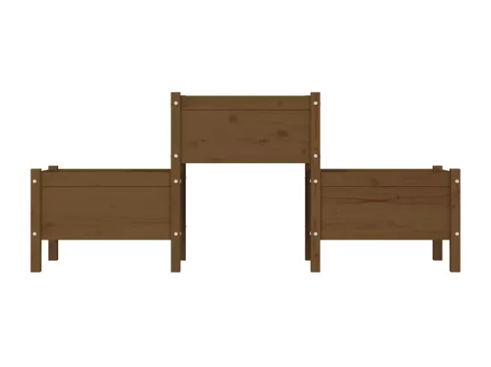 Jardinière bac lit surélevé bois marron 178.5 x 44 x 75 cm 02_0037467
