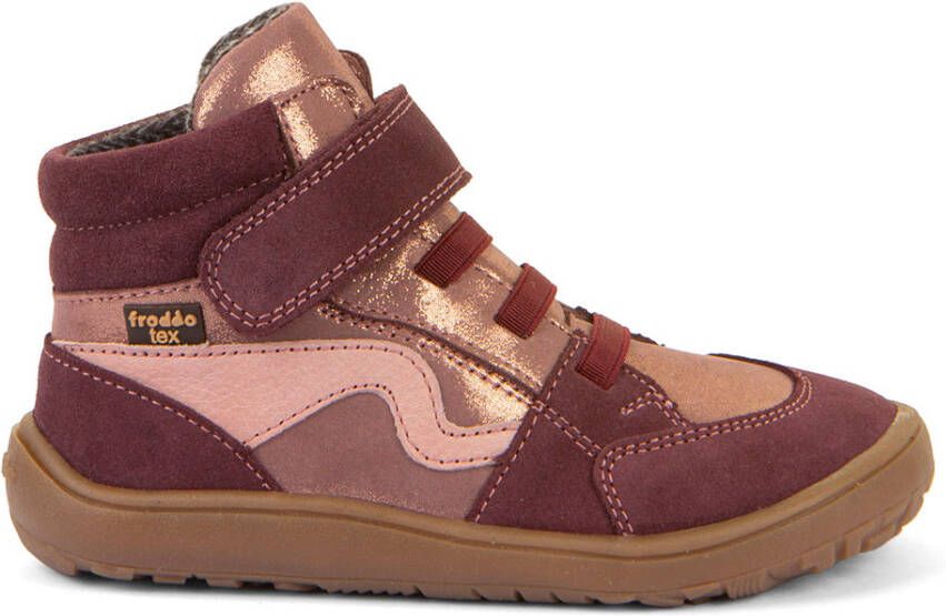 Froddo Kid's Barefoot Tex Go Barefootschoenen bordeaux gold