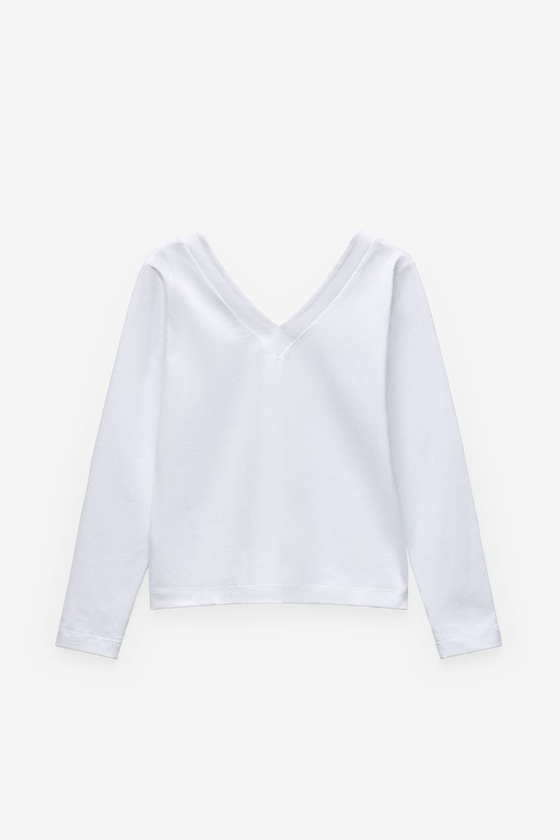 LONGSLEEVE COM DECOTE EM V