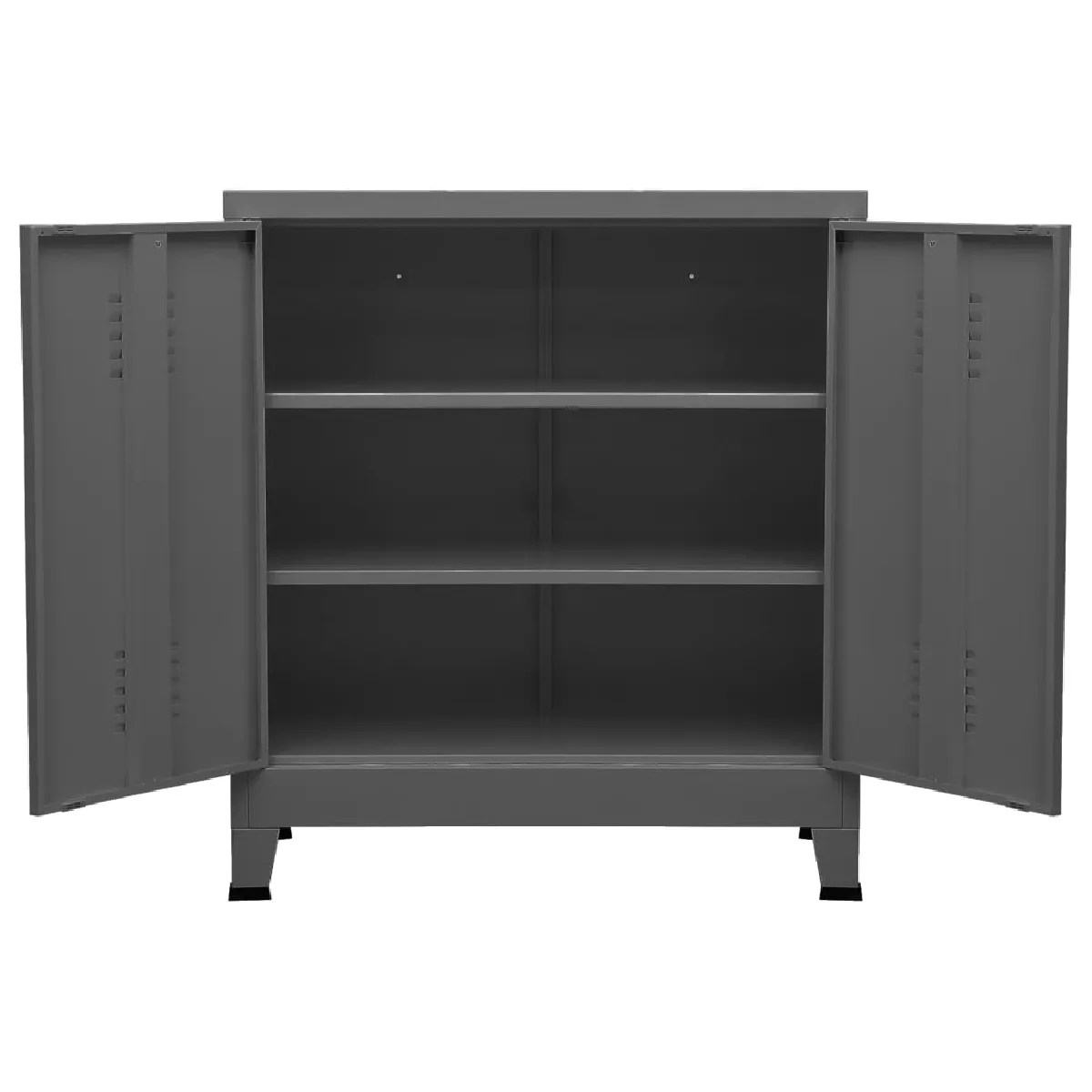 vidaXL Coffre de rangement - Anthracite