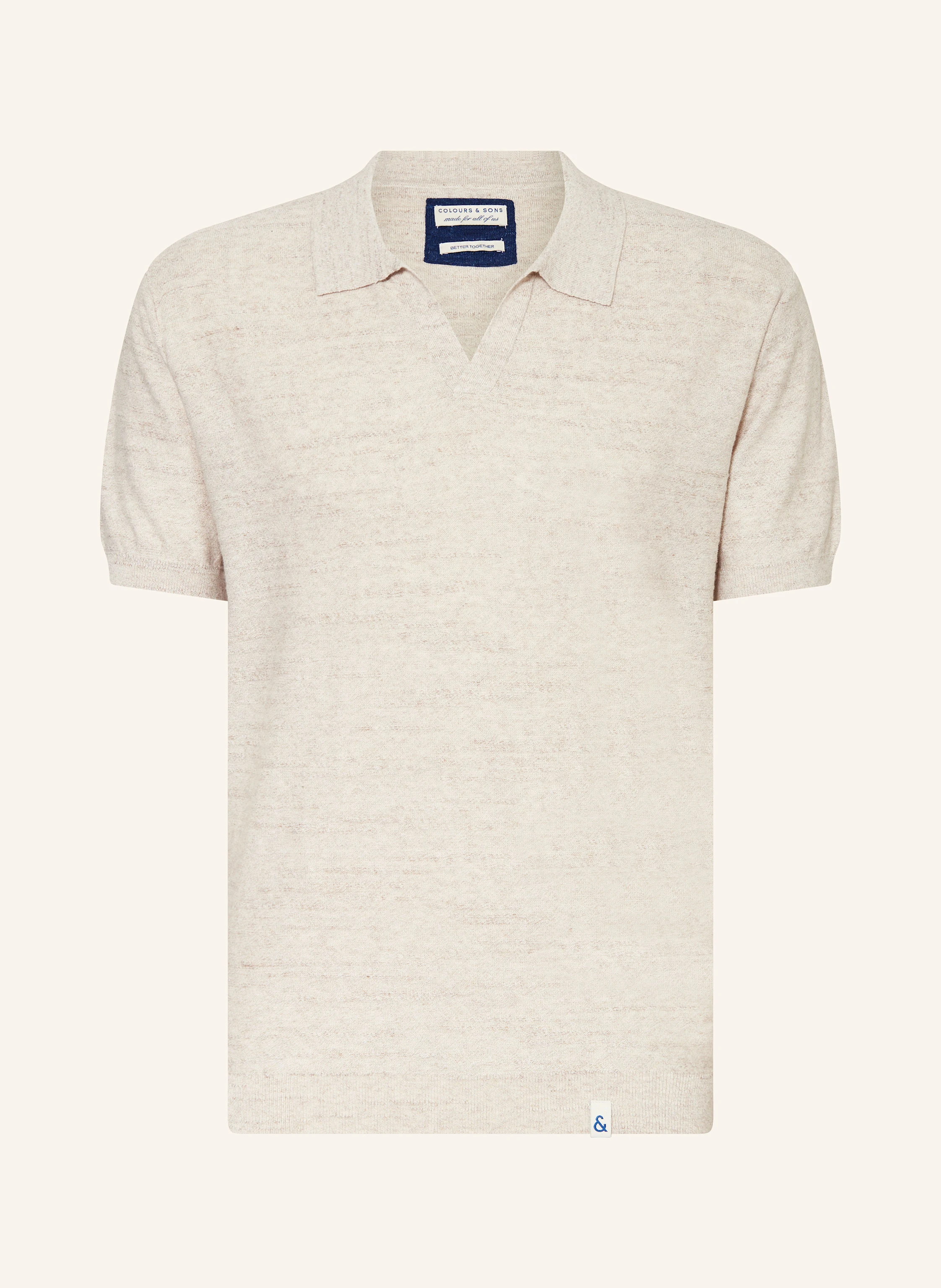 COLOURS & SONS Strick-Poloshirt