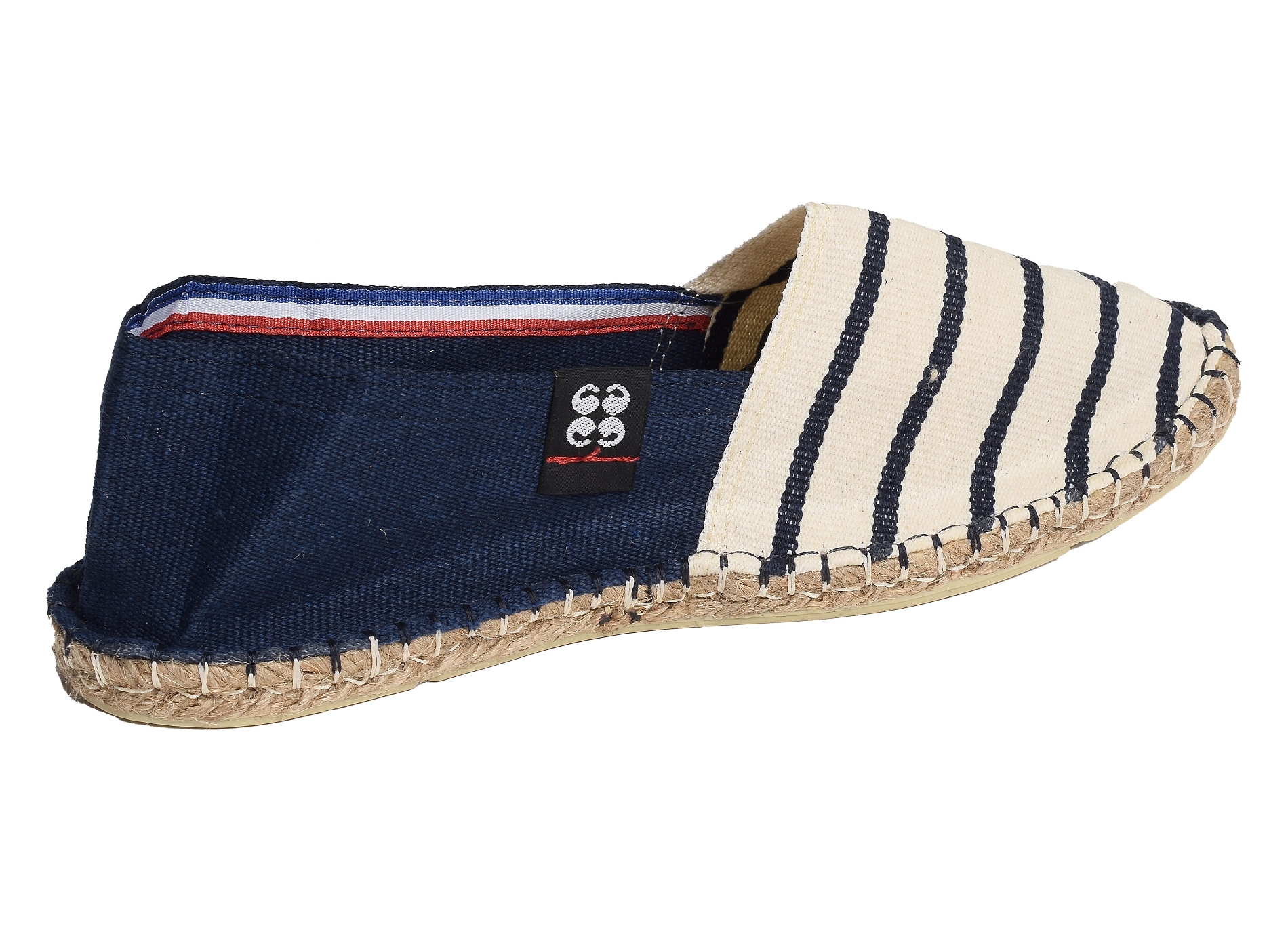Rayures blanc marine