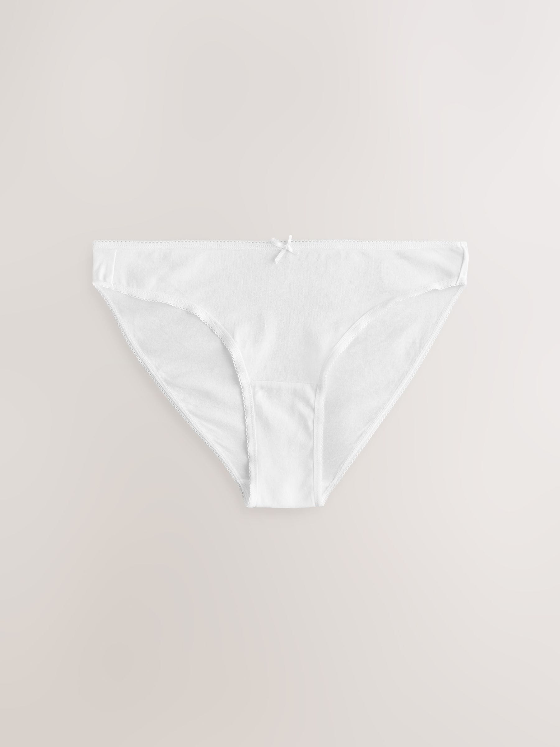 Zwart/pastelroze huidskleur/wit - Set van 5 slips met hoog katoengehalte