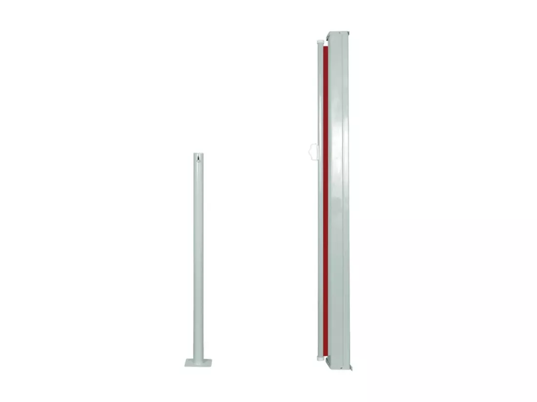 Auvent latéral rétractable 120 x 300 cm Rouge