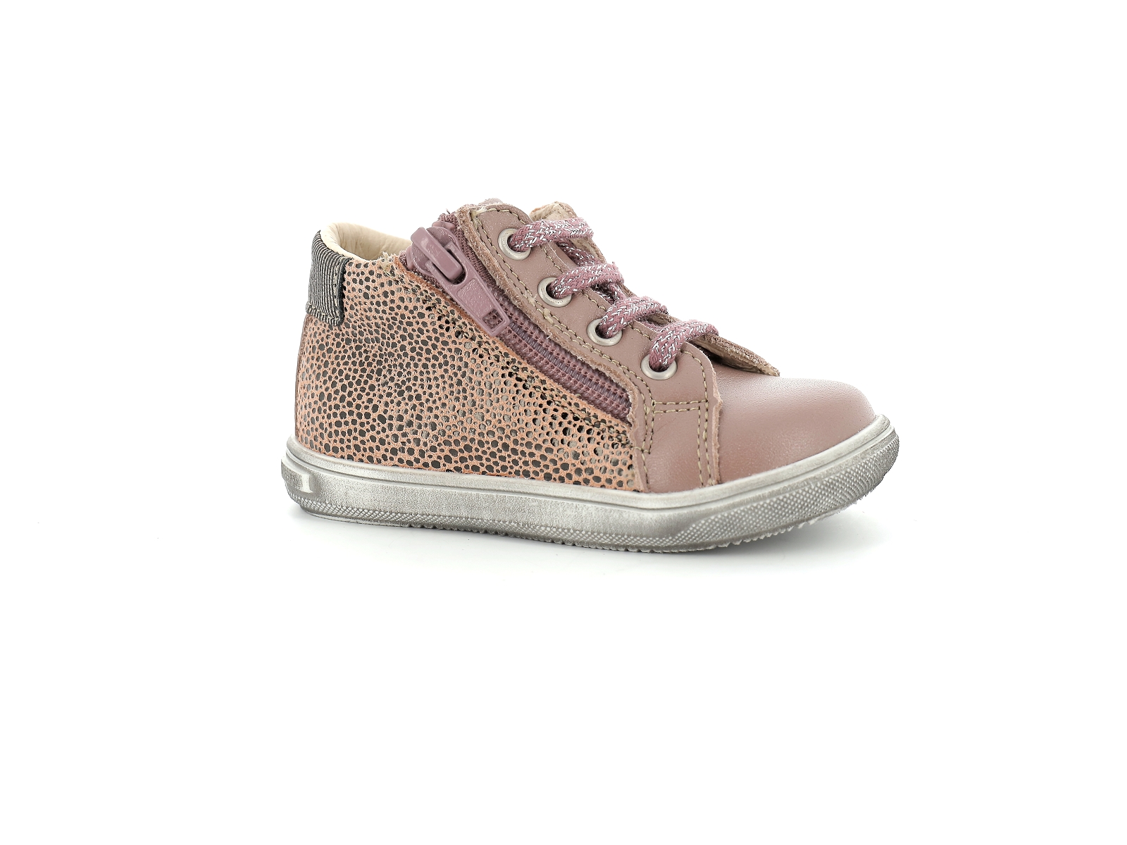 Bopy-RIDAZIP Cuir Vieux Rose