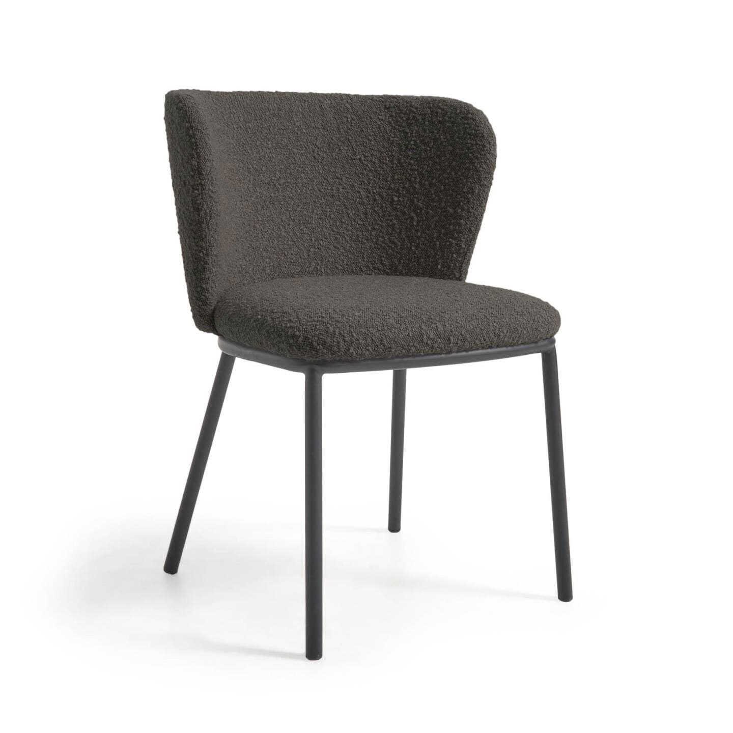 Kave Home Polsterstuhl CISELIA 2er Set schwarz